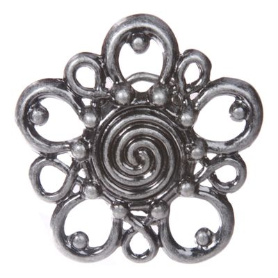 Western Perforated Flower Belt Buckle