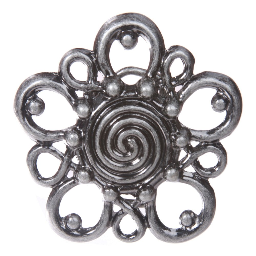 Western Perforated Flower Belt Buckle