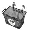 Basil Tivoli Junior Hook-on Handlebar Basket With Animal Motif - Black view 1