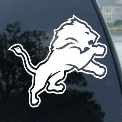 Detroit Lions 8x8 Die Cut Window Decal