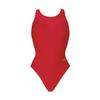Dolfin Winner Solid Performance Back Swimsuit Womens Red 24 view 1