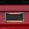 Rico Industries Clemson Tigers Orange Chrome Laser License Frame 12" x 6" Laser Cut Chrome Frame - Car/Truck/SUV Automobile Accessory view 2