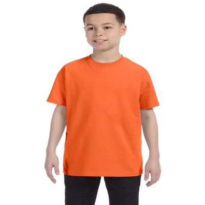 Jerzees Heavyweight Blend Youth Tee (Tennessee Orange) (L)