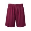 Soffe Men's Nylon Mini-Mesh Fitness Short Maroon X-Large view 1