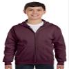HN YTH 7.8OZ COMFBLND FULL ZIP (NAVY) (L) view 3