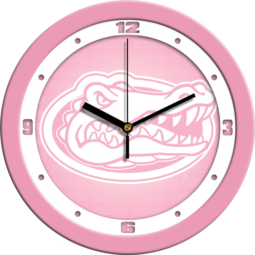 SunTime Florida Gators - Pink Wall Clock