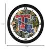 SunTime Louisiana Tech Bulldogs - Camo Wall Clock view 3