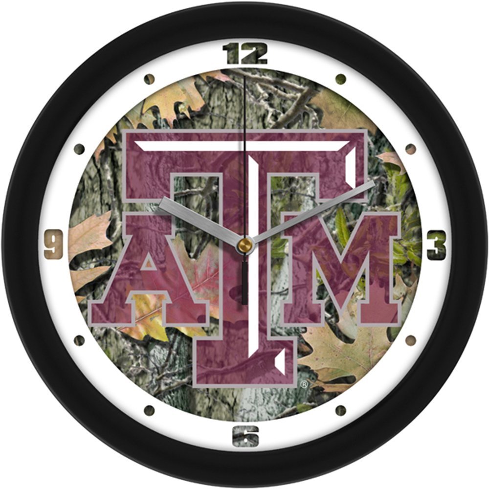 SunTime Texas A&M Aggies - Camo Wall Clock
