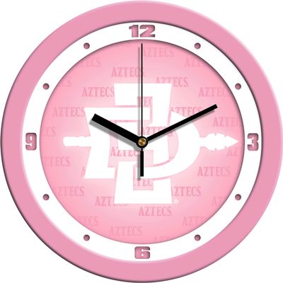 San Diego State Aztecs - Pink Wall Clock