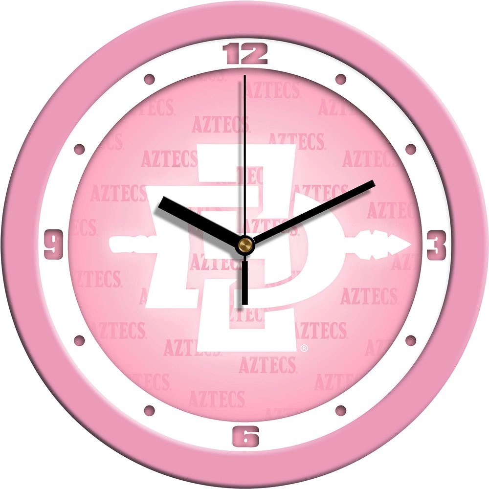 San Diego State Aztecs - Pink Wall Clock