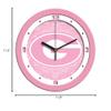 SunTime Georgia Bulldogs - Pink Wall Clock view 3
