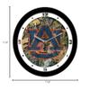 Auburn Tigers - Camo Wall Clock view 3