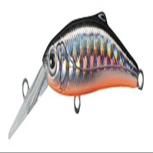 TackleHouse, Minnow, Buffett, 1.7 inches (43 mm), 0.1 oz (2.2 g), Silver Black/Red Berry No. 14 SD43