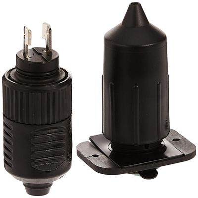 Scotty #2125 12V Downrigger & Puller Receptacle and Plug from Marinco