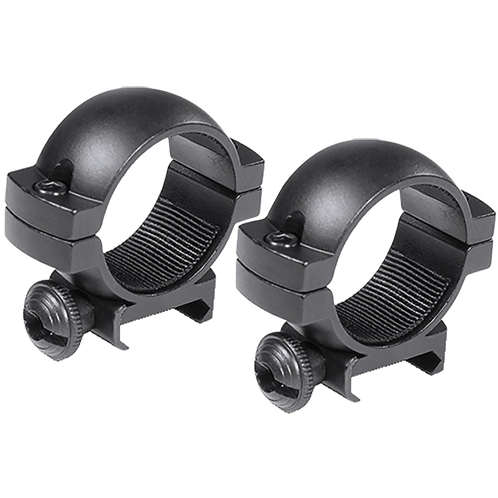 BARSKA 30mm Low Weaver Style Riflescope Ring, Black
