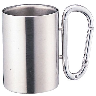 natural spirit carabiner cup (silver) 10604