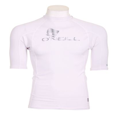 O'Neill Skins RG8 Short Sleeve Crew (White, XXLarge)