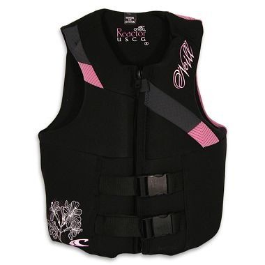 O'Neill Women's Reactor II USCG Vest (Black, 6)