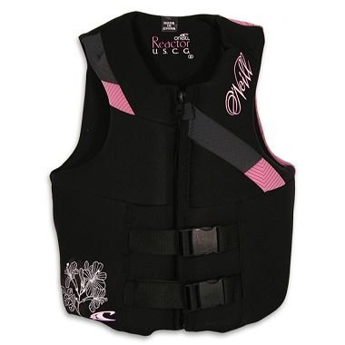 O'Neill Women's Reactor II USCG Vest (Black, 6)