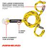 Airhead Heavy Duty Tow Harness for 1-4 Rider Towable Tubes, Water Skis, Wakesurf Boards and Wakeboards, 16-Feet view 3