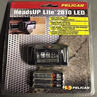 #2610C Pelican HeadsUp LED Flashlight, Black