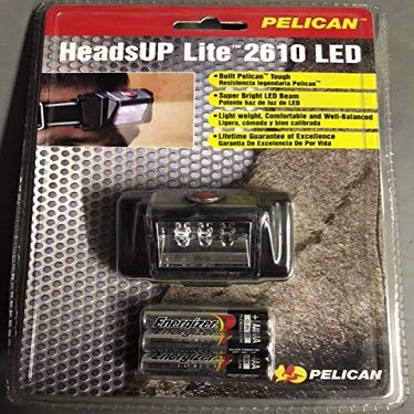 #2610C Pelican HeadsUp LED Flashlight, Black