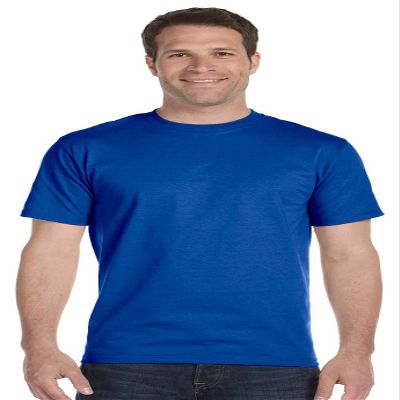 50/50 Ultra Blend Tee Shirt, Color: Royal, Size: XXXXX-Large