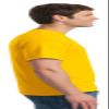 50/50 Ultra Blend Tee Shirt, Color: Royal, Size: XXXXX-Large view 3