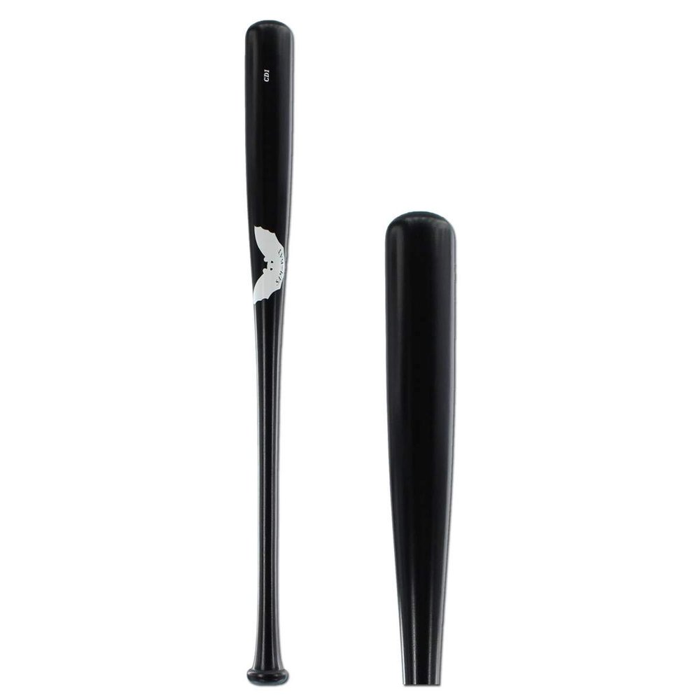 SAM BAT 33" CD1 All Black (White Logo) Maple Wood Baseball Bat