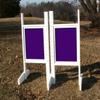 Platinum Jumps Solid Panel Colored Wing Standards 5 Foot Purple #208 view 1