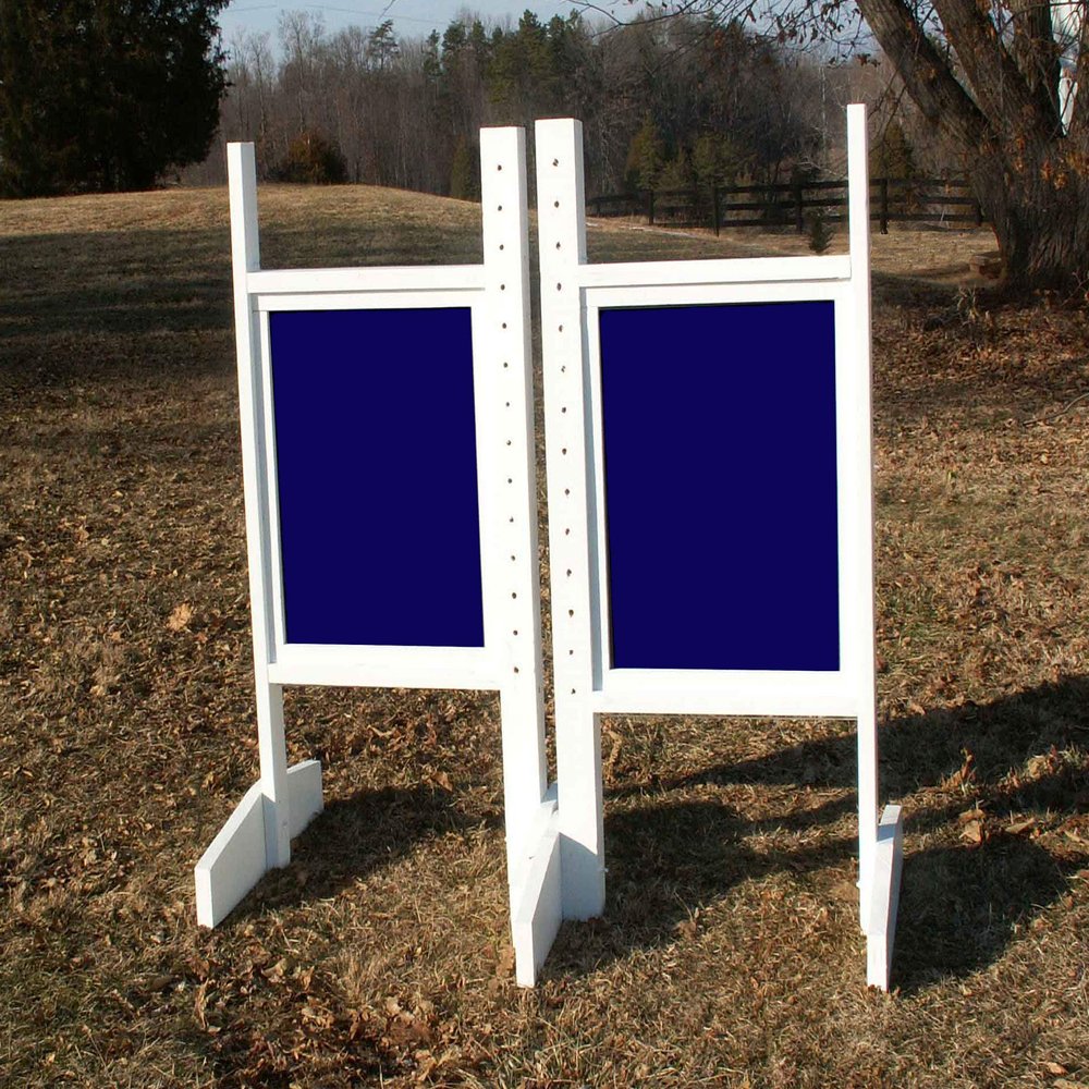 Platinum Jumps Solid Panel Colored Wing Standards 5 Foot Navy #208