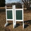 Platinum Jumps Solid Panel Colored Wing Standards 6 Foot Green #208 view 2