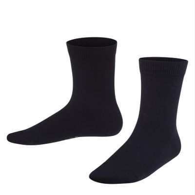 FALKE Unisex-Child Family Socks, Cotton, Blue (Dark Marine 6170), US 4-6.5 (1-2 years  19-22), 1 Pair