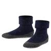 FALKE Unisex Kids Cosyshoe Slipper Socks, House Socks for Winter and Fall, Grips On Sole, Cozy Warm, Merino Wool, Blue (Dark Blue 6680), 9-10, 1 Pair view 1