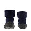 FALKE Unisex Kids Cosyshoe Slipper Socks, House Socks for Winter and Fall, Grips On Sole, Cozy Warm, Merino Wool, Blue (Dark Blue 6680), 9-10, 1 Pair view 2