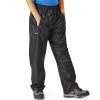 Regatta Great Outdoors Kids Boys Stormbreak Waterproof Over Pants (2 Years) (Black) view 1