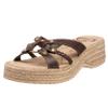 1.4.3. Girl Women's Krackle Slide Sandal,Brown,10 M view 1