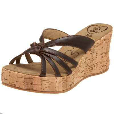 1.4.3. Girl Women's Skittle Slide Sandal,Brown,10 M