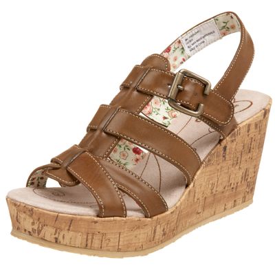 1.4.3. Girl Women's Pistachio Sling Back Sandal,Camel,8.5 M