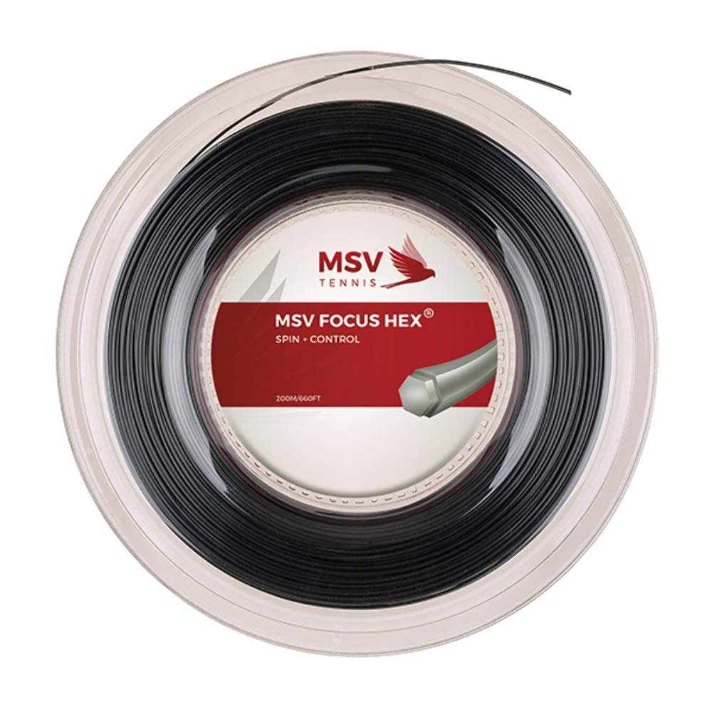 MSV Focus-HEX 0355000126800012 String Roll 1.27 mm Black