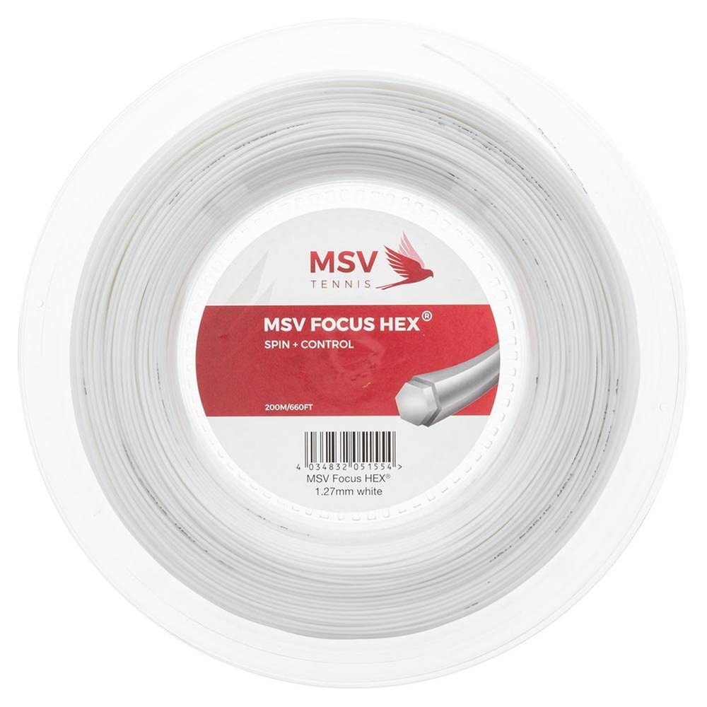 MSV Focus-HEX 0355000124400012 String Roll 1.27 mm White