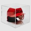 BallQube Mini Helmet Display Case, UV Protection, Multi-Packs, Clear Cube Showcase,7 Inch, for Replica Helmets Football, Baseball, Racing view 2