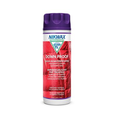 Nikwax Down Proof Wash-in Waterproofing Restores DWR Water Repellency to Down Filled Jackets, Outerwear, Vests, Sleeping Bags, Quilts, and Bedding, Revitalizes and Protects Insulation and Loft