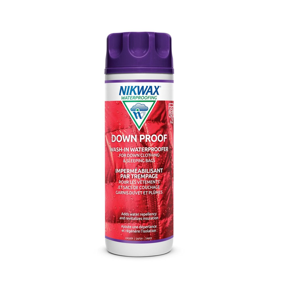 Nikwax Down Proof Wash-in Waterproofing Restores DWR Water Repellency to Down Filled Jackets, Outerwear, Vests, Sleeping Bags, Quilts, and Bedding, Revitalizes and Protects Insulation and Loft