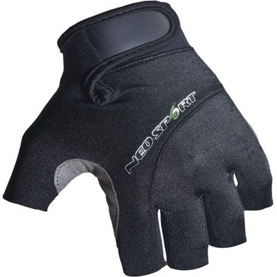 NeoSport 3/4 Finger Neoprene Gloves, 1.5mm - Unisex Design for Obstacle Racing, Biking, Sailing and Paddle Boarding - Offer Protection and a Reliable Grip - Soft, Comfortable Fit, Black, Large