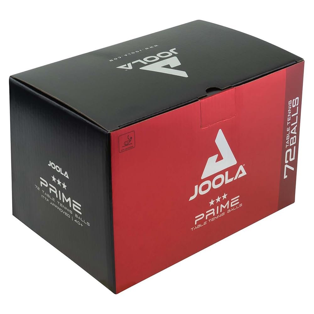 JOOLA Prime 3-Star ABS Table Tennis Balls, White, 72 Count
