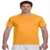 Champion 6.1 oz Cotton Tagless T-shirt with"C" Logo in Gold - Small view 1
