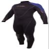 Henderson Thermoprene 3mm Men's Jumpsuit (Back Zip) (Black/Blue, X-Small) view 3