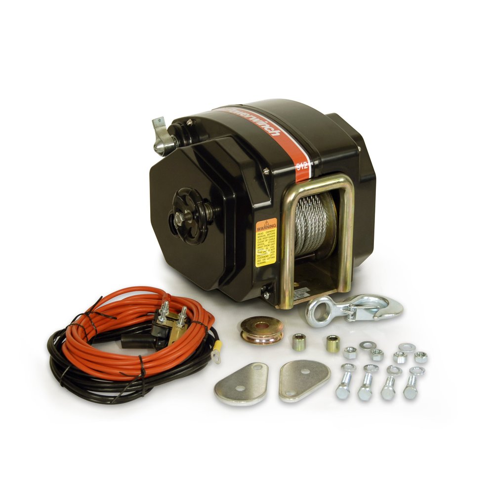 Powerwinch 912 Trailer Winch (40' x 7/32" Cable)