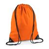 BagBasee Unisex Gym Sack PE Shoe Rucksack Swim Bag Orange view 1